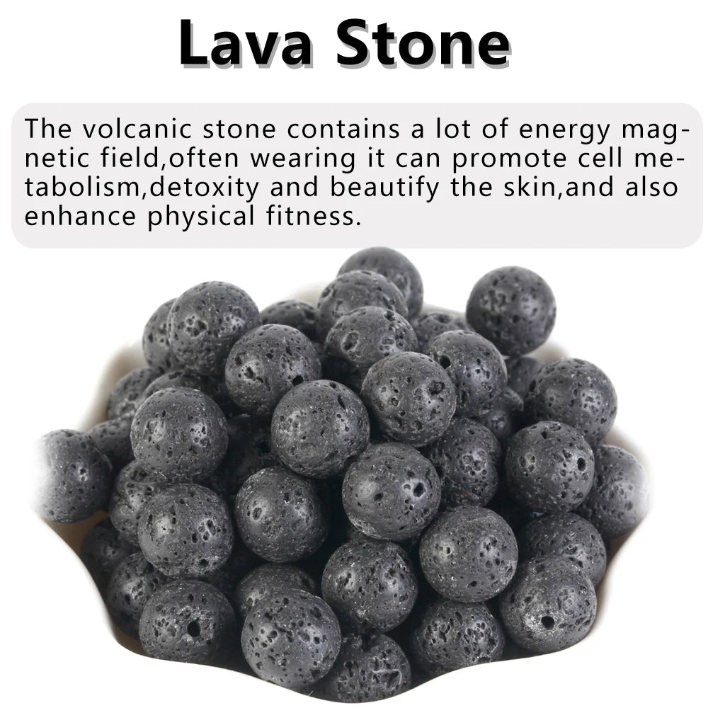 Natural Stone Beads 4-12MM Round Loose Gemstone for DIY Jewelry Making