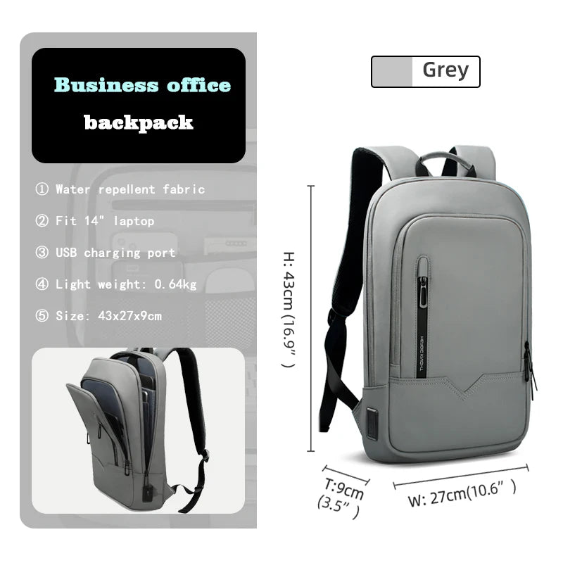 Heroic Knight Men Business Backpack Multifunction Slim Laptop Bags For Women outdoors Waterproof pack Aesthetic Backpack Design-EXPROTAS