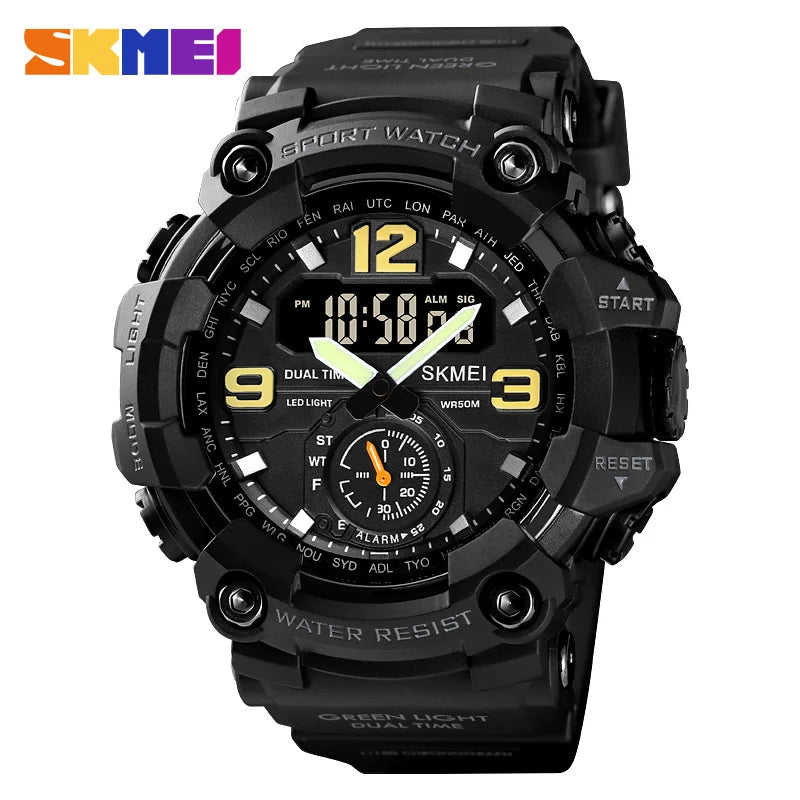 SKMEI 1637 Men’s Military Digital Watch Camo Waterproof Shockproof Sport