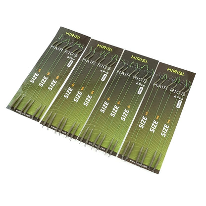 6pcs Carp Fishing Hook Rigs Tackle Ready Tied Terminal Links Hair Hooks