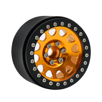 1/10 RC Crawler CNC 2.2" Aluminum Beadlock Wheels for TRX4 TRX6 Axial SCX10 Wraith Capra - EXPROTAS