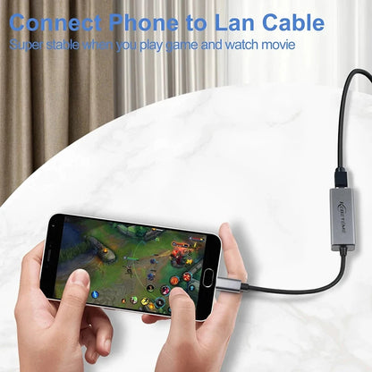 USB Ethernet Adapter 1000Mbps RJ45 Network Card for PC MacBook