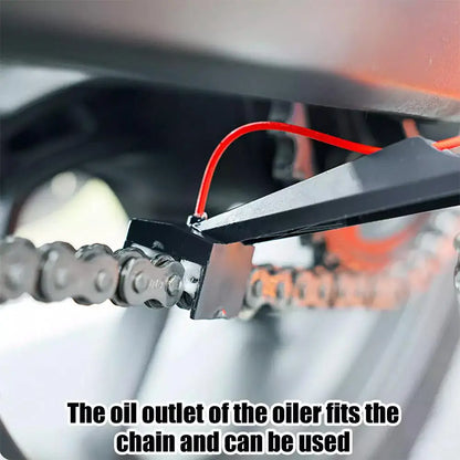 Motorcycle Chain Cleaner Brush Gear Lube for Bike Maintenance