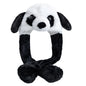Funny Ear Hat Plush Rabbit Animal Cap for Party Teens Headwear