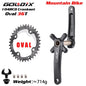 GOLDIX XT MTB Crankset 170/175mm 104BCD Wide Narrow Chainring Shimano SRAM 11–12s - EXPROTAS