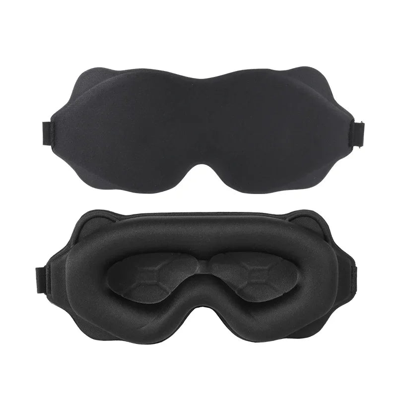 3D Block Out Light Eye Mask Soft Padded Sleep Cover for Travel