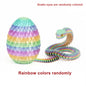 3D Printed Snake Egg Creative Decompression Mold Movable Rotatable Action Figure