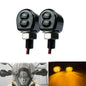 2x Turn Signal Light Motorcycle Amber Indicator Blinker Lamp 12V