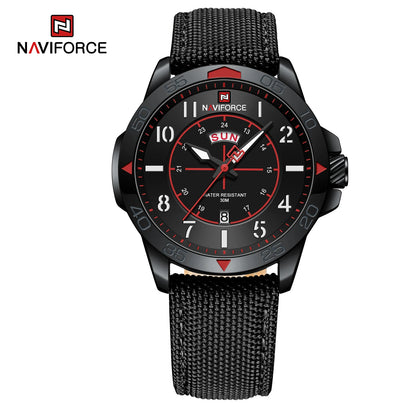 Top Brand NAVIFORCE Men's Watches Waterproof Luxury Business Casual Nylon Strap Quartz Wristwatch Luminous Relogio Masculino-EXPROTAS