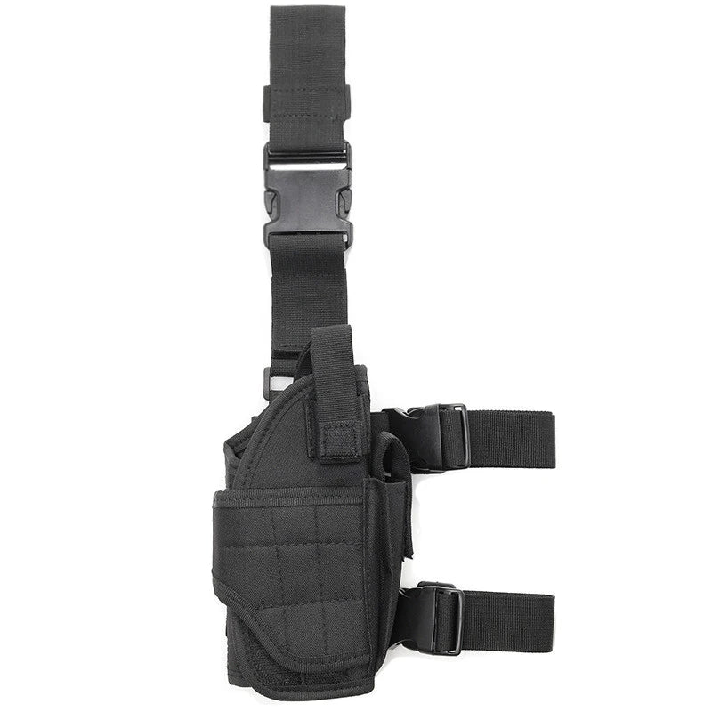 Tactical Leg Holster Pouch Adjustable Strap Airsoft Hunting Gun Right Thigh