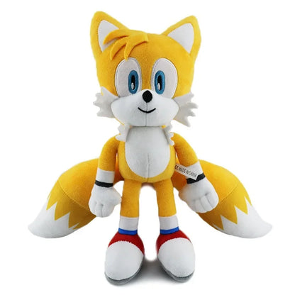 Sonic Plush Toy for Kids 30cm Soft Stuffed Animal with Furry Paws And Tail High-Quality Birthday Gift TV & Movie Character Theme