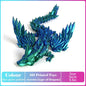 3D Printed Tyrannosaurus Rex Dinosaur Model Jointed Movable Realistic Decor