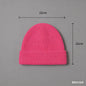 Winter Wool Knitted Beanie Hat Men Women Warm Cap Unisex Skull Cap