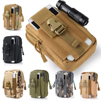 Molle Waist Pouch Small Tactical Belt Bag for Camping Hiking Hunting Airsoft