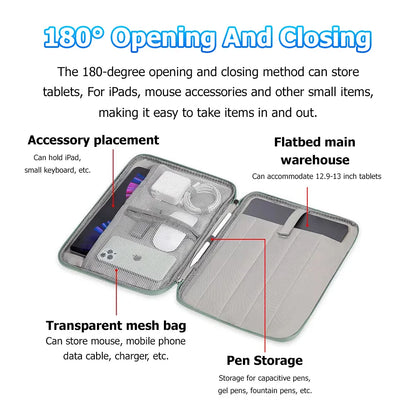Waterproof iPad Case Sleeve Bag for Pro 13 12.9 11 10.9 Tablet Cover