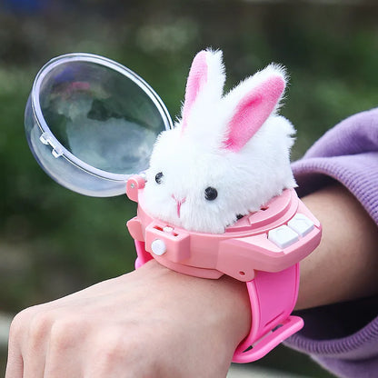 LED Lights RC Car Watch Toy Mini 2.4GHz Kids Racing Gift for Children