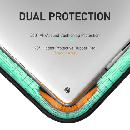 Waterproof Shockproof Bag 360° Case for 13/14/15 Inch Laptop MacBook