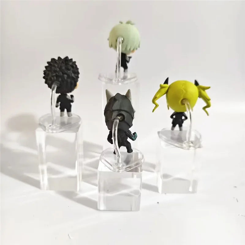 4pcs Kaiju No. 8 Cute Figure Set 5cm Anime Collectible Models