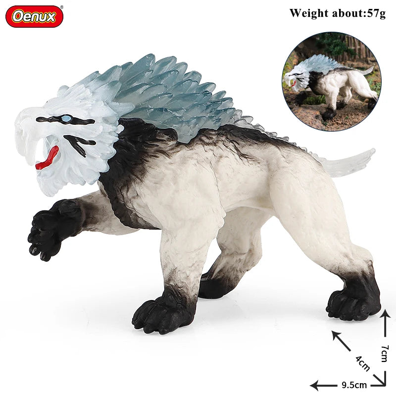 Oenux Fantasy Creature PVC Figure Dragon Phoenix Dinosaur Animal Model - EXPROTAS