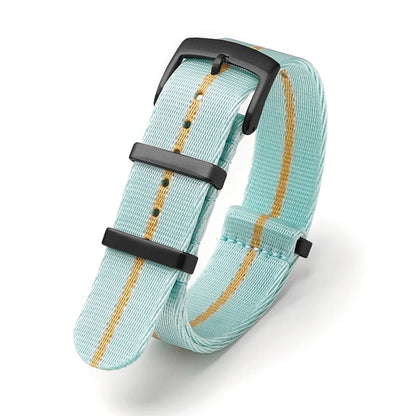 Nylon Watch Strap 24mm for Omega Seiko Mens Canvas Sport Band