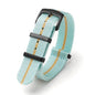 Nylon Watch Strap 24mm for Omega Seiko Mens Canvas Sport Band