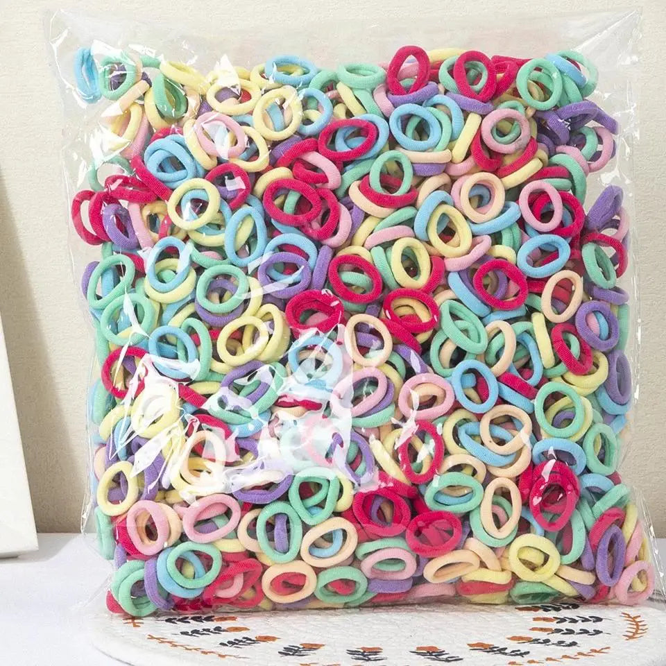 Rubber Bands Hair Ties Elastic Ponytail Hold Accessories for Girls Women
