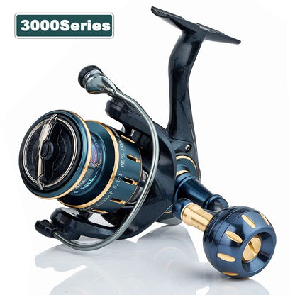 MBLN Spinning Reel Alloy CNC Arm 5+1BB Saltwater Fishing Reel