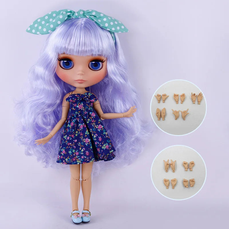 ICY DBS Blythe Doll Tan Skin Matte Face 1/6 BJD Joint Body Neo BL2240