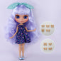 ICY DBS Blythe Doll Tan Skin Matte Face 1/6 BJD Joint Body Neo BL2240