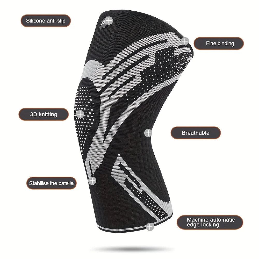 1Pcs Knee Pads Compression Support Sleeve Gym Sports Running Brace