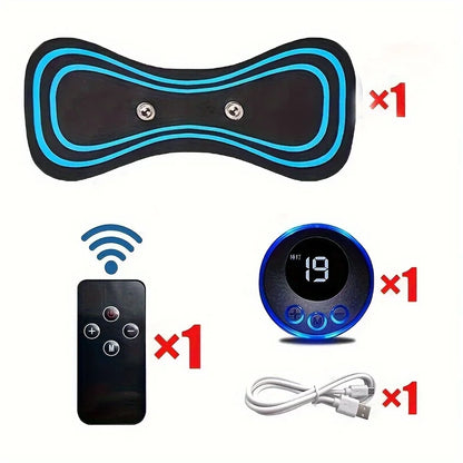 Neck Massage Massager Electric Muscle Pain Relief 4Pcs 19 Levels Vibration