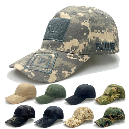 Fishing Sun Hat Camouflage Baseball Cap Breathable Outdoor Hiking Men