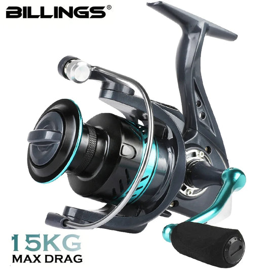 Spinning Fishing Reel Billings DK Series 22lb Drag CNC Metal Spool Saltwater