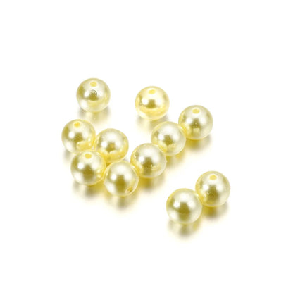 1000Pcs Imitation Pearl Beads 3-20mm Round Spacer for Bracelet Making DIY