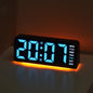 Mood Light Digital Alarm Clock USB LED Snooze Temperature Display 12/24H