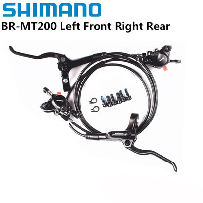 Shimano E-Bike Brake MT200 Set | Front + Rear Hydraulic Disc Brake Caliper
