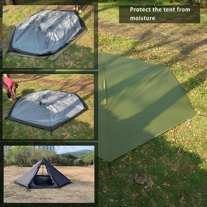 4.1x4.1m Large Waterproof Camping Ground Sheet Picnic Beach Mat