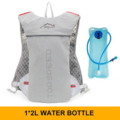 Outdoor Trail Running 5L Ultralight Backpack Hydration Jogging Vest Men Breathable Marathon Bicycle Bag Water Bottle 500ML-EXPROTAS