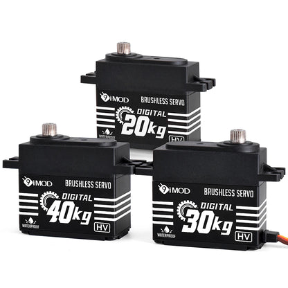 Aluminum Alloy Case 40KG Brushless Digital Servo for 1/8 1/10 RC Car