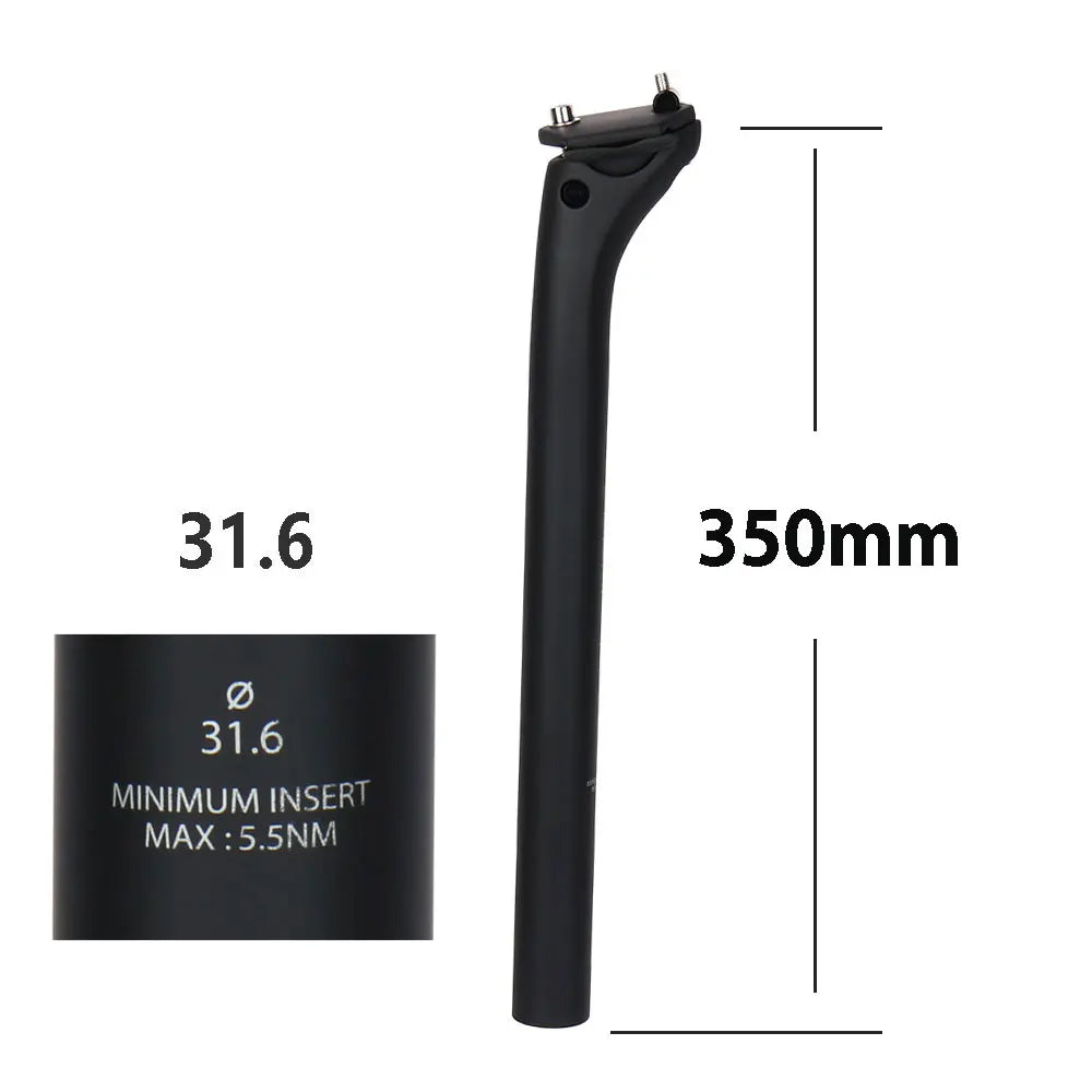 Road Bike Seatpost Carbon 20mm Offset 27.2/30.9/31.6mm MTB Ultralight