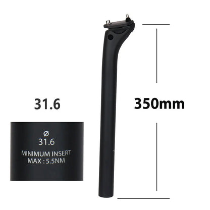 Road Bike Seatpost Carbon 20mm Offset 27.2/30.9/31.6mm MTB Ultralight