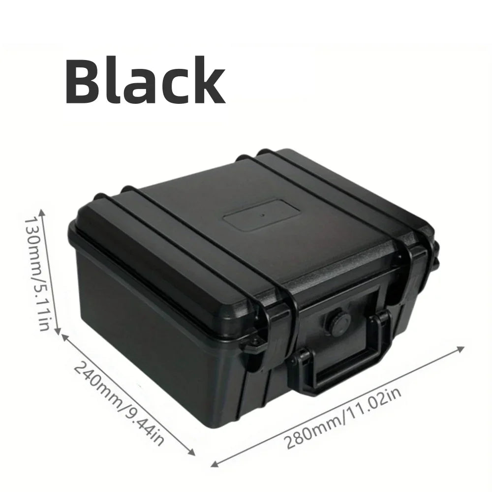 Portable Hardware Storage Box Waterproof Shockproof Dustproof Case 280x240x130mm