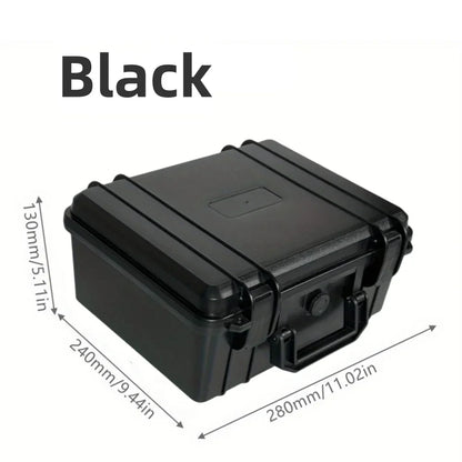 Portable Hardware Storage Box Waterproof Shockproof Dustproof Case 280x240x130mm