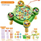 Kids Magnetic Fishing Play for Children Electric Fishing Toy Have Music Spinning Game Fish Rod Education Baby 3 Year Gifts-EXPROTAS