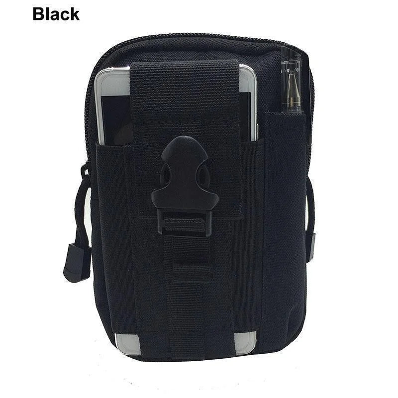 Mobile Phone Case Pouch Waist Bag Waterproof Nylon Multifunction Casual Men Waist Pack Male Small Bag-EXPROTAS