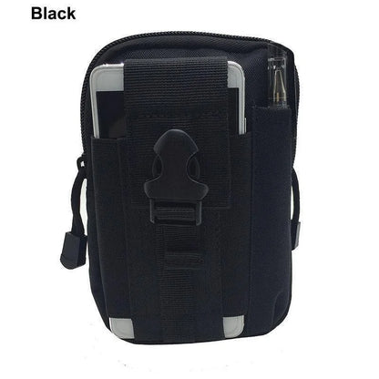 Mobile Phone Case Pouch Waist Bag Waterproof Nylon Multifunction Casual Men Waist Pack Male Small Bag-EXPROTAS