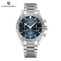PAGANI DESIGN 2023 Mens watches Moon Quartz  Watch men speed Sport waterproof Chronograph AR Sapphire VK64 Steel Retro Luminous-EXPROTAS