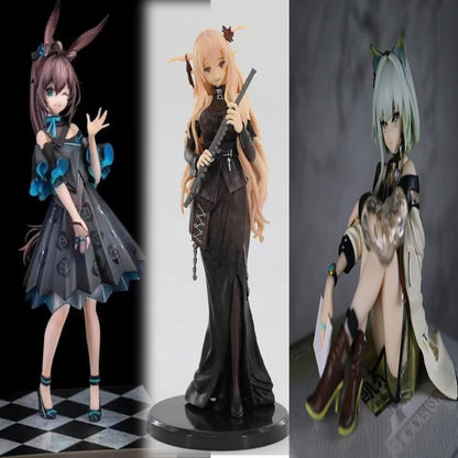 Arknights PVC Figure Set Kal'tsit Shining Amiya 10-20cm Anime Collectible Models