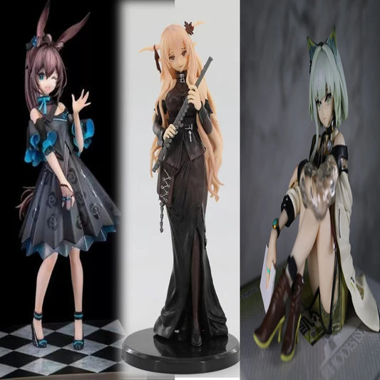 Arknights PVC Figure Set Kal'tsit Shining Amiya 10-20cm Anime Collectible Models