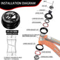 Bike Headset 1-1/8" Sealed Bearing 34/44/50.6/52/55/56mm MTB Fork
